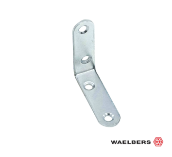 Waelbers Stoelhoek 40mm ronde hoek - 100 Stuk(s) - 213121.13