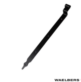 Waelbers Heng Rustica zwart 16-850mm met bocht - 10 Stuk(s) - 559457.32
