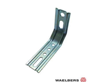 Waelbers Kozijnhoek m/ril 45° 145x70mm, blauw verzinkt (GV) - 100 Stuk(s) - 470291.13