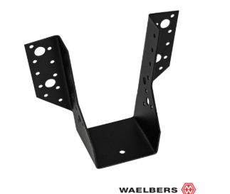Waelbers Raveeldrager zwaar 380/71x154mm zwart TXT - 50 Stuk(s) - 8648EAN.11
