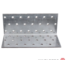 Waelbers Verbindingshoek, blauw verzinkt 60x60x80mm - 50 Stuk(s) - 448454.11