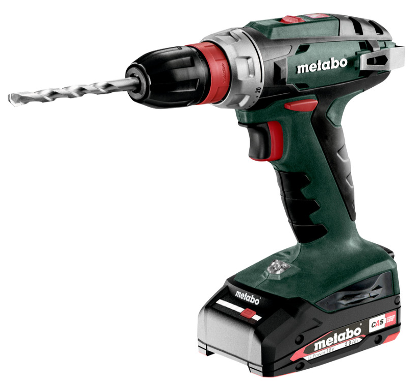 Metabo BS 18 Quick | Accu-boorschroevendraaier 18V (2x 2ah accu + lader) - 602217500