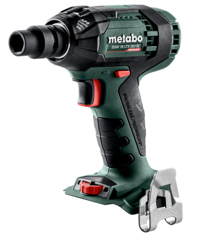 Metabo SSW 18 LTX 300 BL 18V Li-Ion Accu slagmoersleutel body in Metaloc - 300Nm - 1/2" - koolborstelloos | zonder accu's en lader - 602395840