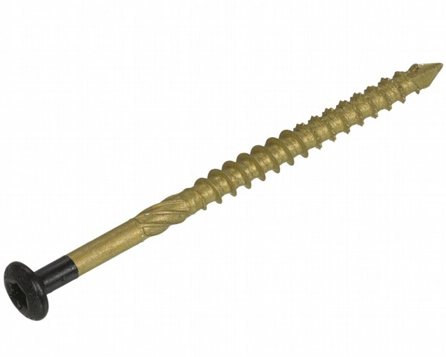 Dynaplus Gevelschroef Ar-Bronze Cilinderkop deeldraad Zwarte Kop Torx TX15 4.0X40/22 | 2000 stuks - 0289.12.25605