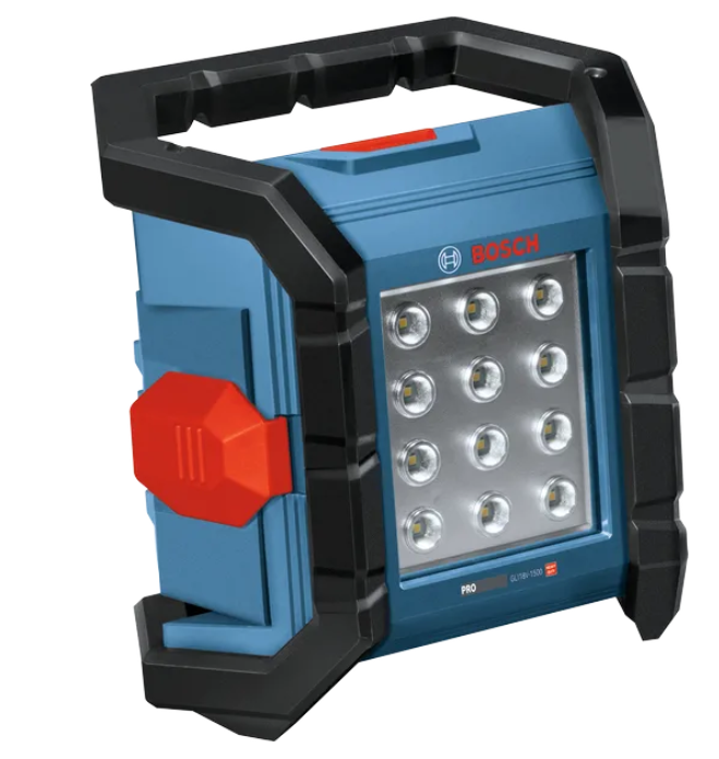 Bosch Blauw GLI 18V-1500 Professional | Bouwlamp 18V | zonder accu's en lader in doos - 06014A8000
