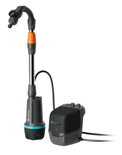 Gardena 2200 Auto 18V P4A Set | Accu Regentonpomp 18V (1x 2.5Ah accu + lader) - 14605-20