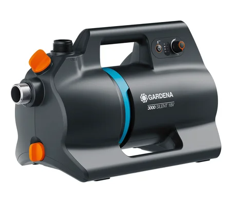 Gardena 3000 Silent 18V P4A Set | Accu Besproeiingspomp 18V (1x 4.0Ah accu + lader) - 14610-20