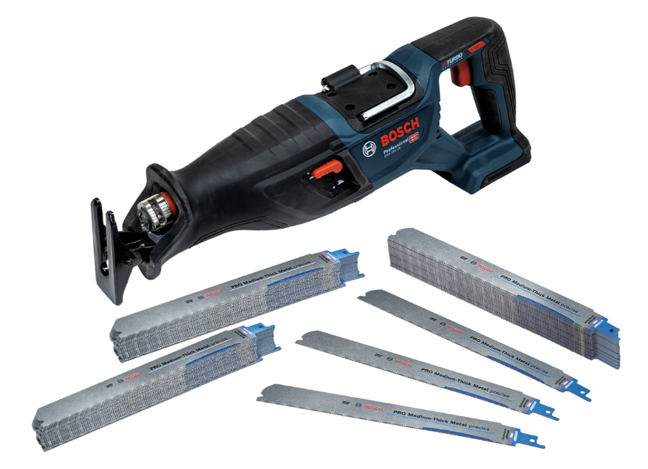 Bosch Accessoires PRO Reciprozaagbladen Medium-Thick Metal + GSA 18V-28 | Accu Reciprozaag 18V | zonder accu's en lader - 061599767U