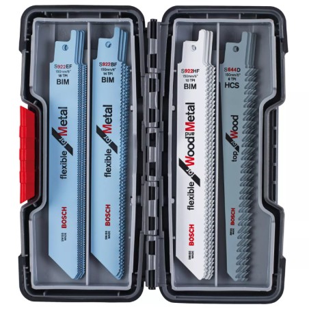Bosch Accessoires 20-delige set reciprozaagbladen Hout / metaal in ToughBox - 2607010902