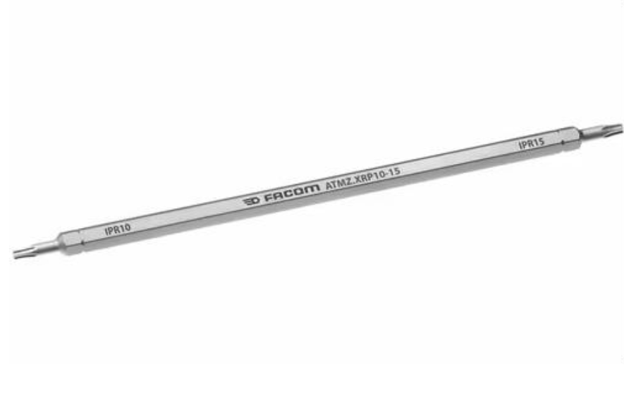 Facom Omkeerbaar Bled 1/4” | Résistorx Plus® | Torx Plus® Tamper Resistant | T30 - T40 - ATMZ.XRP27-30