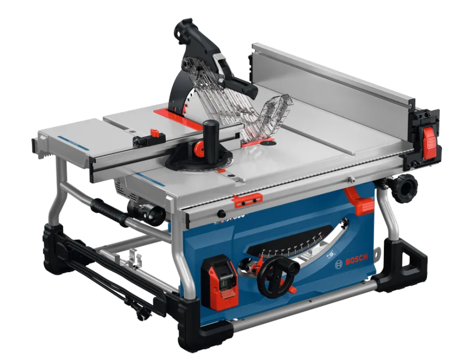 Bosch Blauw GTS100-254 Zaagtafel (Zaagblad PRO, duwstok, sleutel, afzuigadapter, hoekaanslag, parallelgeleider) - 0601B30700