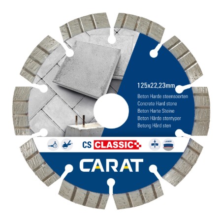 Carat DIAMANTZAAG BETON Ø125x22,23MM, CS CLASSIC - CSC1253000 - CSC1253000