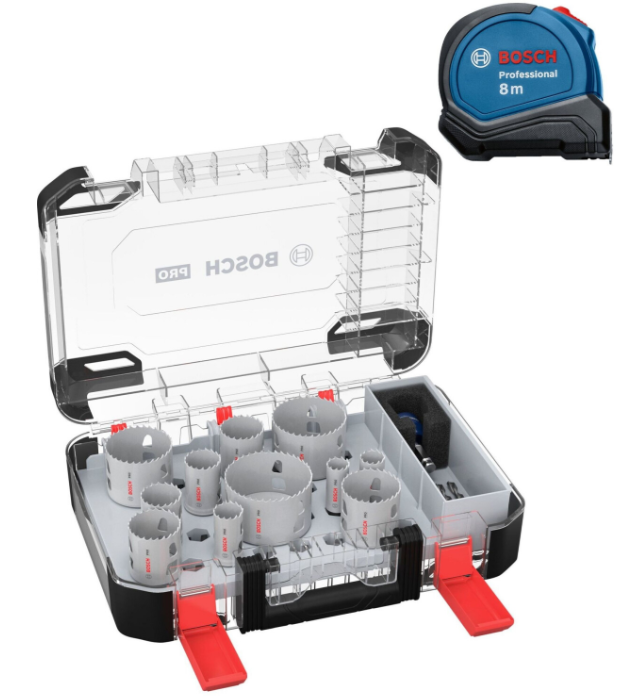 Bosch Accessoires 14-delige gatzagenset met meetlint - 061599769F