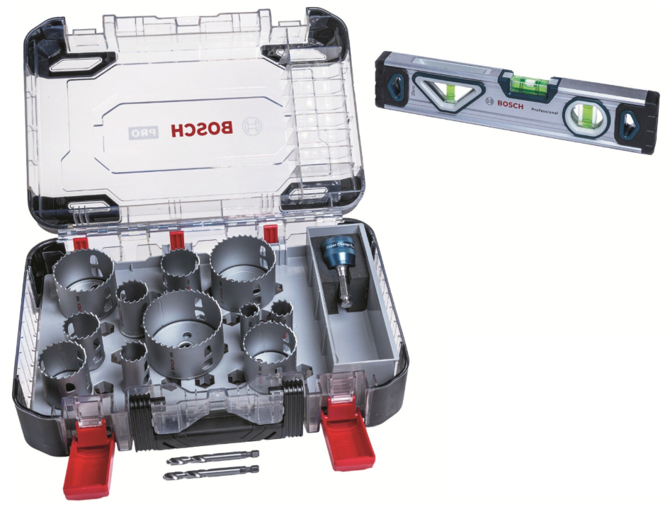 Bosch Accessoires 14-delige gatzagenset met waterpas - 061599769E