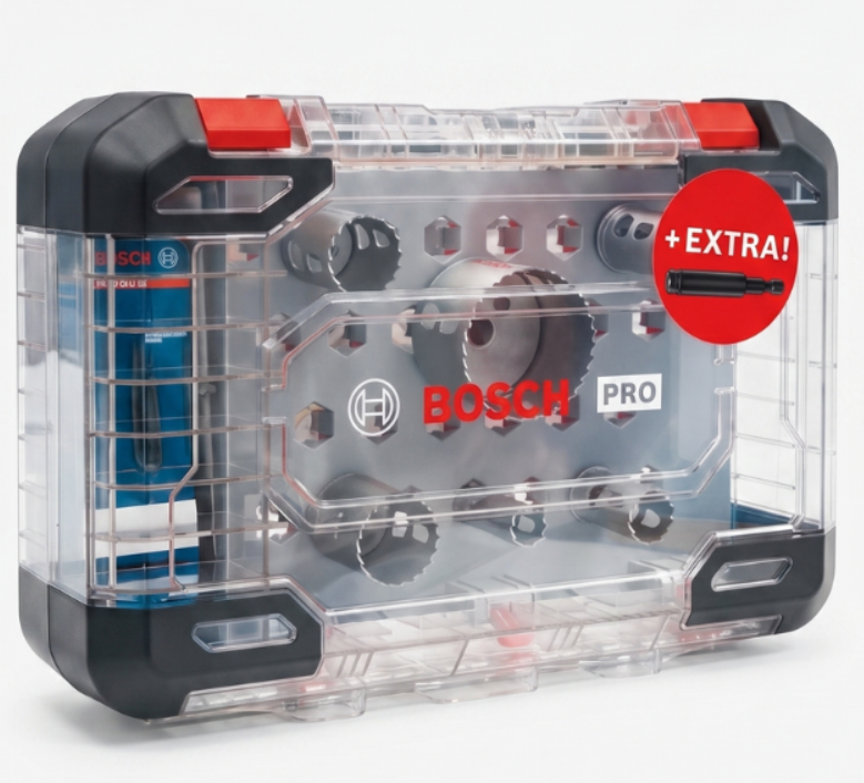 Bosch Accessoires 9-delige gatzagen set met gatvergrotingsadapter - 061599769D