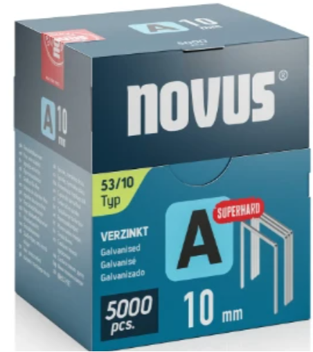 Novus Dundraad nieten A 53/10mm | | 5000 stuks - 042-0518 - 042-0763