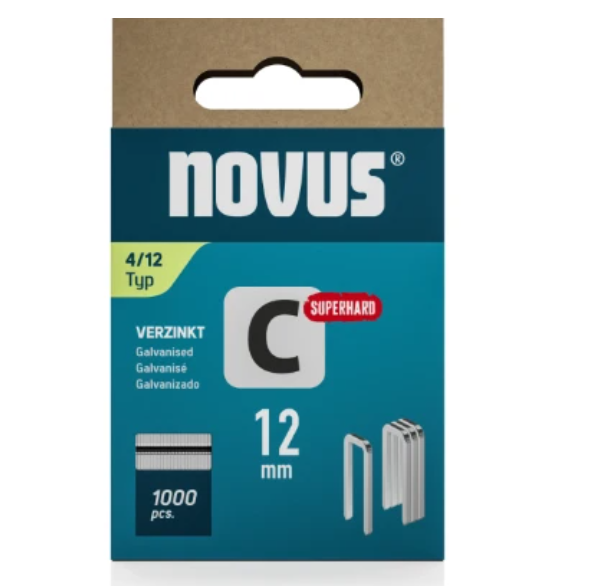 Novus Smalrug nieten C 4/12 | 1000 stuks - 042-0389 - 042-0800