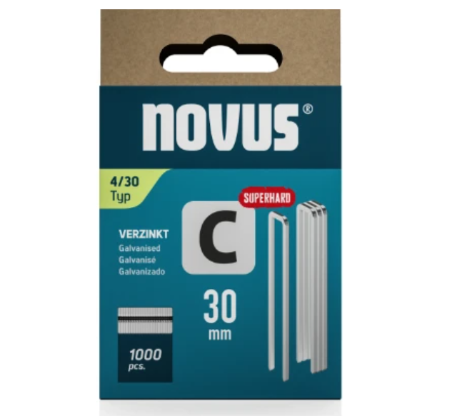 Novus Smalrug nieten C 4/30mm | 1000 stuks - 042-0461 042-0806