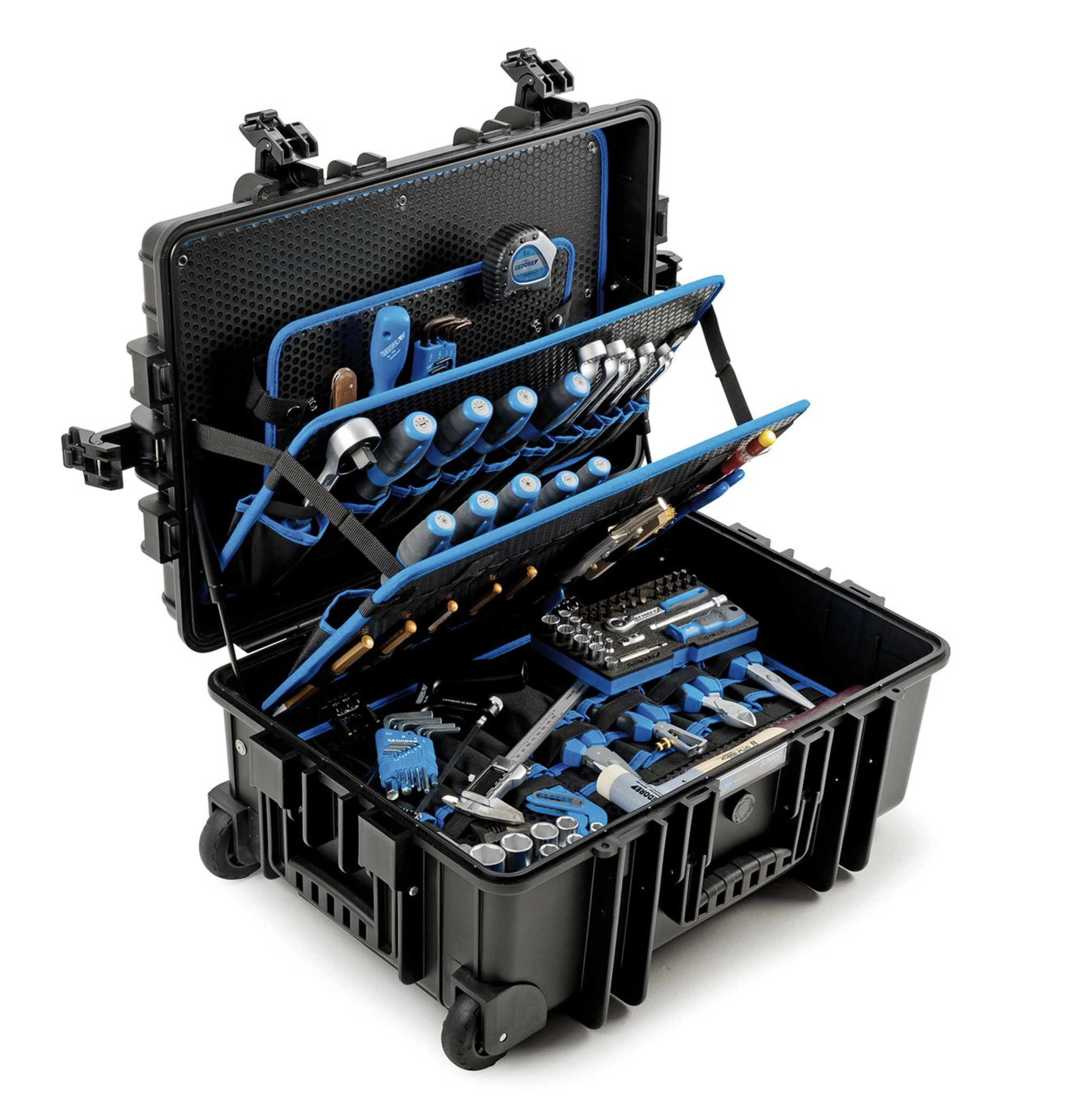 Gedore 17.19 P | JUMBO 6700 | B&W Gereedschapskoffer | Verrijdbaar | 100-delig 8087270