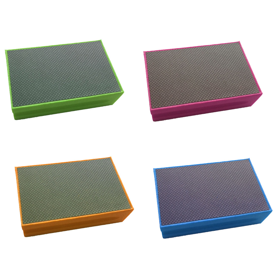 InterDynamics Inter Dynamics Diamant handschuurblokken | Set 1x60 1x120 1x200 1x400 941001