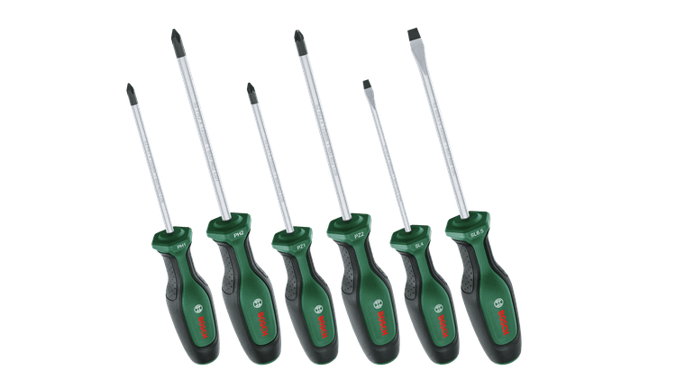 Bosch Groen Schroevendraaierset 6-stuks 1600A02BX7