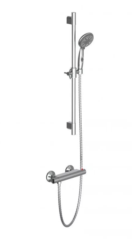 AQUA 2 SAVE doucheset met thermostatische mengkraan | chroom - 52545