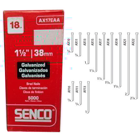Senco Brad 38mm | AX17EAA