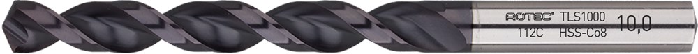 Rotec HSS-E spiraalboor, DIN338, type TLS1000, TiAlN, ø1,8 - 112.0180C