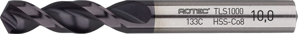 Rotec HSS-Co8 Spiraalboor DIN 1897 TLS1000 TiAlN 7,3 mm - 133.0730C