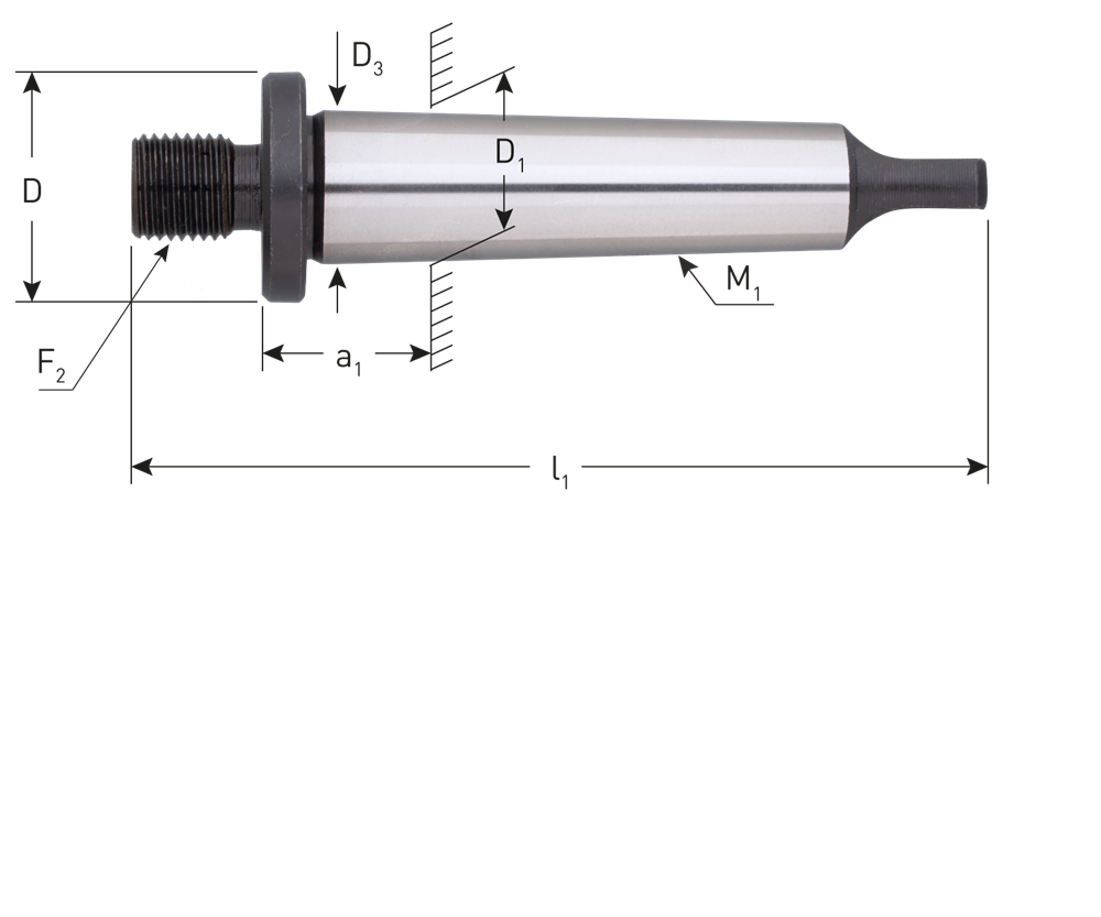 Rotec Boorhouderstift | MK2 | 1/2" 20 UNF - 180.6002