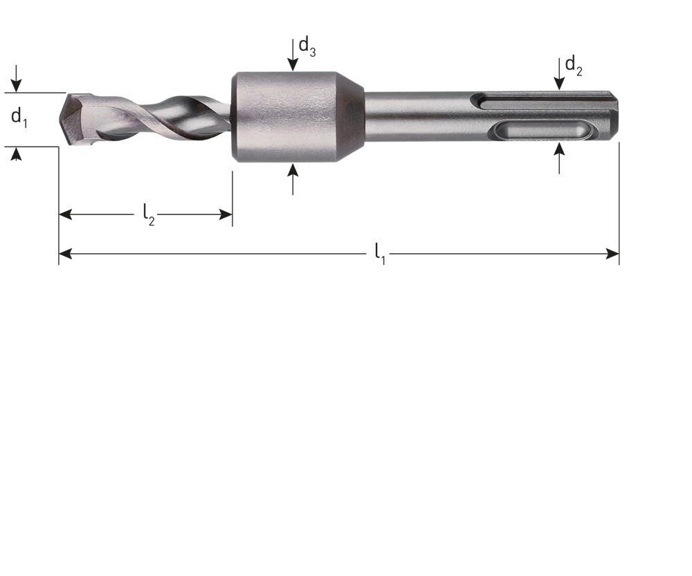 Rotec Hamerboor | SDS+ V-Breaker | Met diepte aanslag | ø6x33/110 - 211.0600