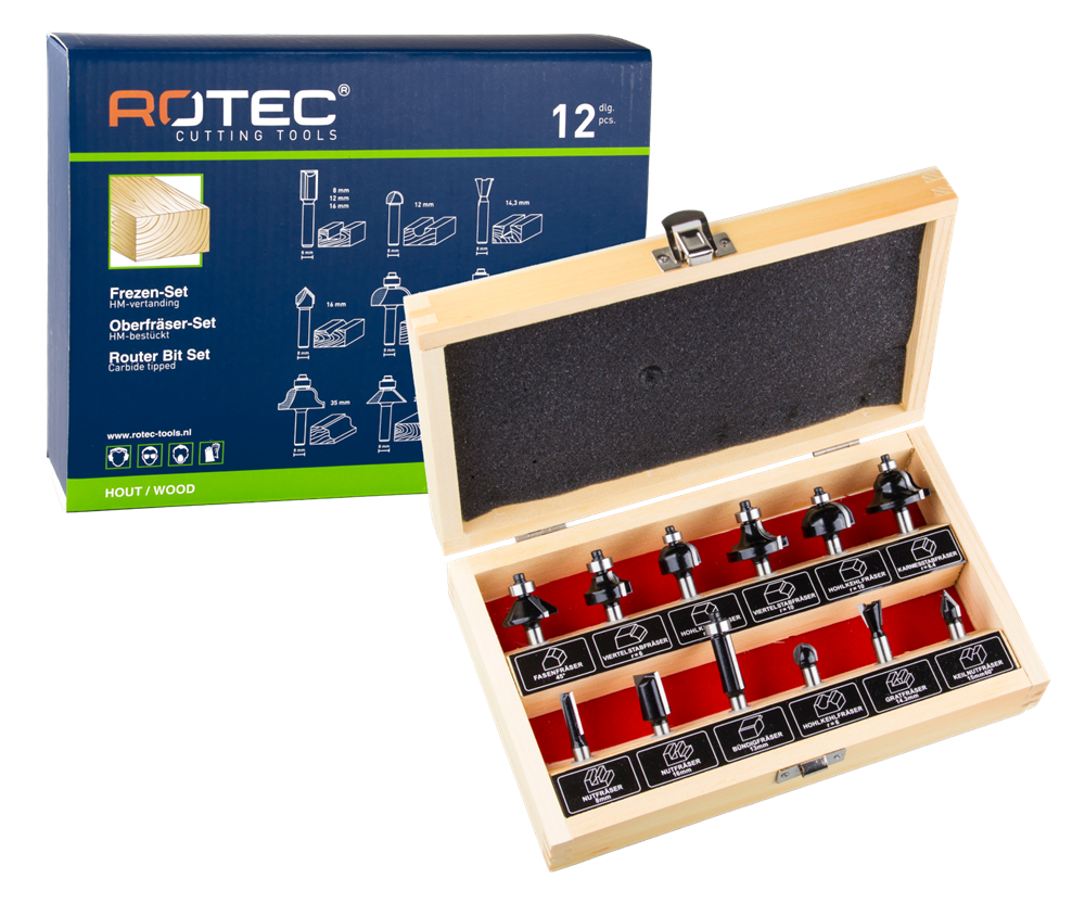 Rotec HM Bovenfreesset '270' | 12-dlg - 270.9002