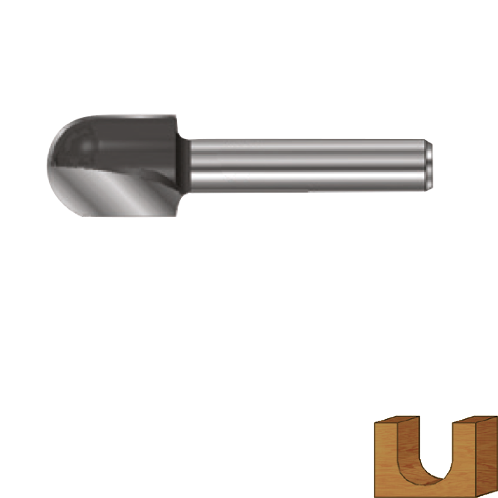 Rotec HM Dakgootfrees | GOLD-LINE | ø9,5 | R=4,75 | d2=12 - 272.23.0475
