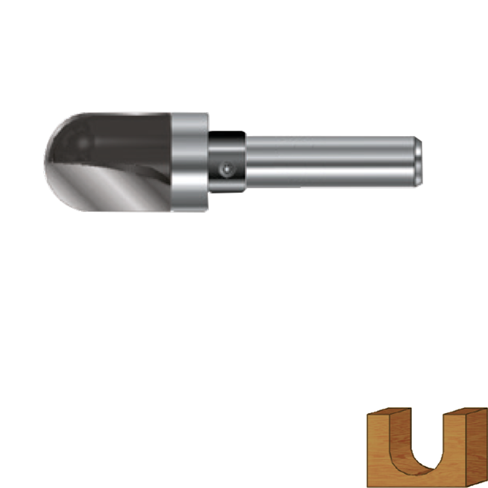 Rotec HM Dakgootfrees | lager | GOLD-LINE | ø12 | R=6 | d2=8 - 271.24.0600