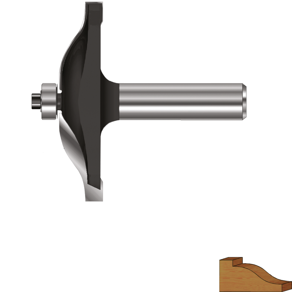 Rotec HM Platbandfrees | GOLD-LINE | ø50.8 | Z=2 | R=9.52 | d2=8 - 271.32.5080