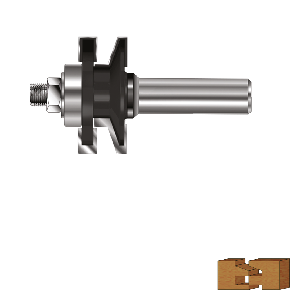 Rotec HM Contraprofielgarnituurfrees | GOLD-LINE | Z2 | ø41 | d2=8 - 271.37.4100