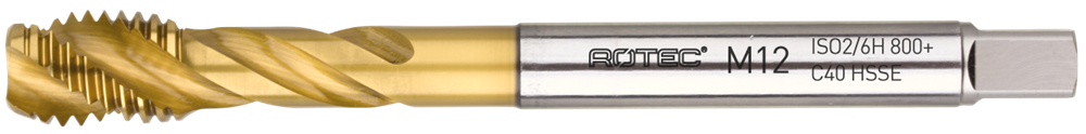 Rotec HSS-E Machinetap '800+' | Blind | DIN 376 | type C | M5 - 330.0501TC afbeelding