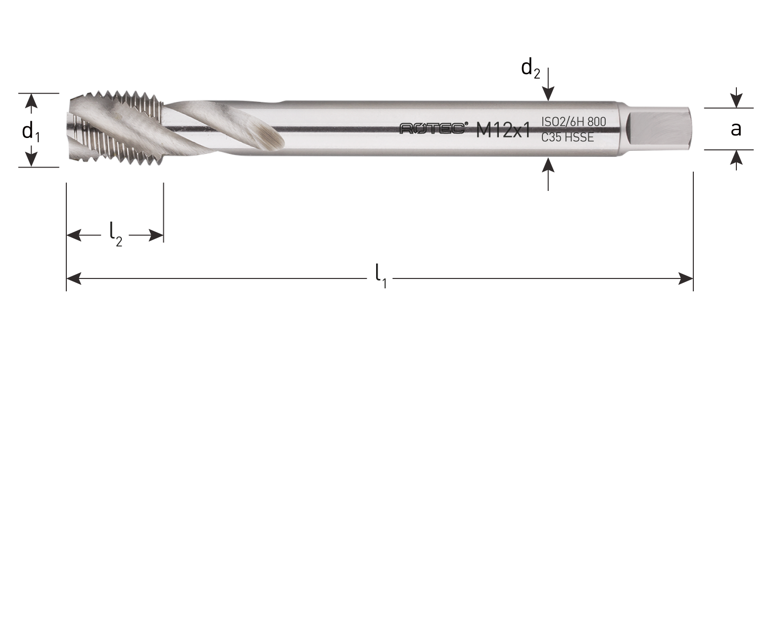 Rotec HSS-E Machinetap '800' | Blind | DIN 374 | MF20x2,0 - 335.2020C