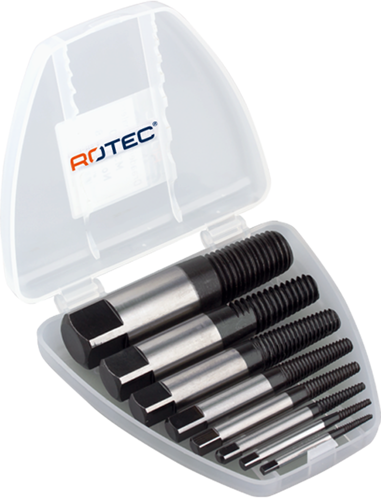 Rotec Tapeinduithalerset | 8-delig | M3-M50 (No.1-8) | In kunststof doos - 380.9003