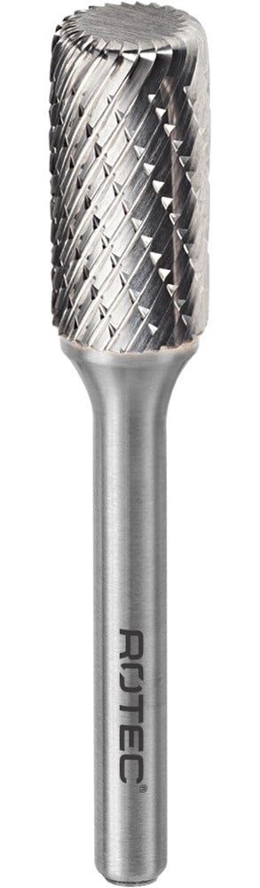 Rotec HM-Stiftfrees, model A+Radius - Z6 / Kruisvertand / ø8x19x65xø6mm - 4303080