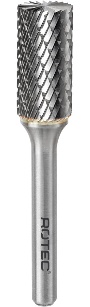 Rotec HM-Stiftfrees, model B - Z6 / Kruisvertand / ø16x25x70xø6mm - 4311601