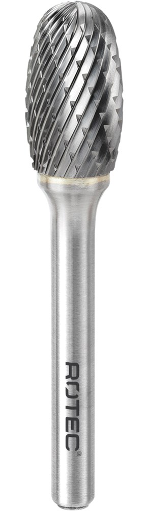 Rotec HM-Stiftfrees, model E - Z6 / Kruisvertand / ø12,7x22x67xø6mm - 4341301