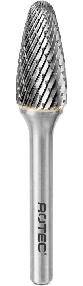 Rotec HM-Stiftfrees, model F - Z3 / Spiraalvertand / ø8x20x65xø6mm - 4350805