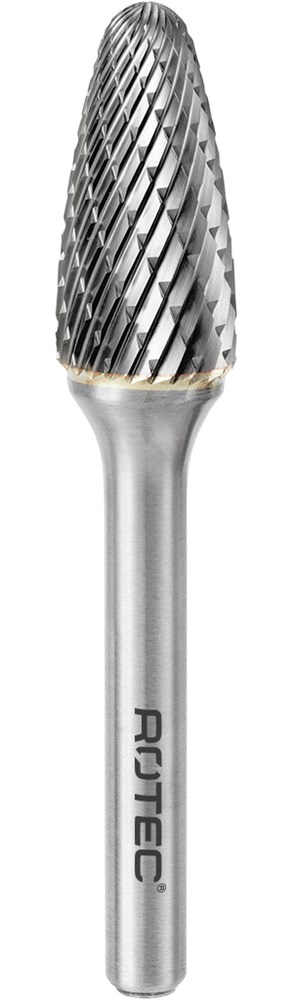 Rotec HM-Stiftfrees, model F - Z3 / Spiraalvertand / ø9,6x19x64xø6mm - 4351005