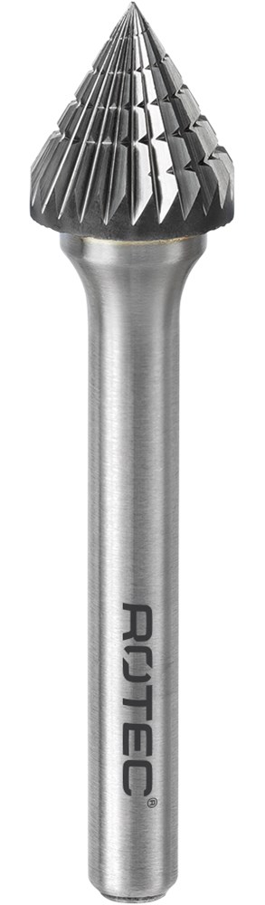 Rotec HM-Stiftfrees, model J - Z3 / Spiraalvertand / ø3x2,5x38xø3mm 60° - 4380305