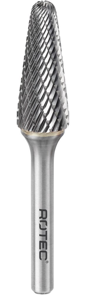 Rotec HM-Stiftfrees, model L - Z6 / Kruisvertand / ø6x18x50xø6mm - 4390601