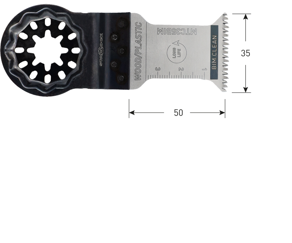 Rotec MTC35 | BIM | Hout/Plastic | Starlock Invalzaagblad | 35x50 | 10 stuks - 517.1301 afbeelding