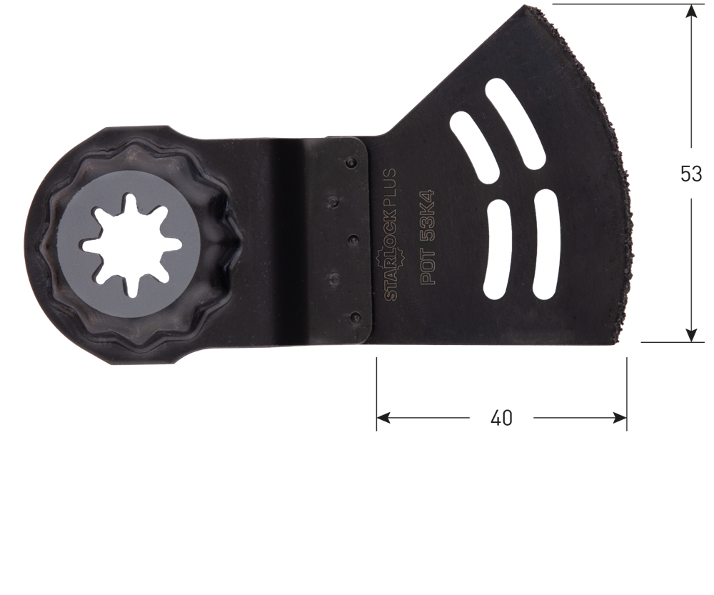 Rotec POT 53K4 Starlock-Plus Invalzaagblad HM-RIFF | 53x40 - 519.3300