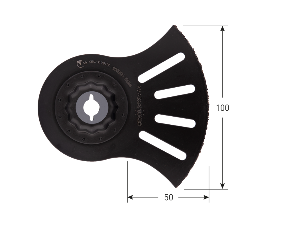 Rotec MOS 100K4 | Starlock-Max HM-Riff Segmentzaagblad | 100x50 - 519.4297
