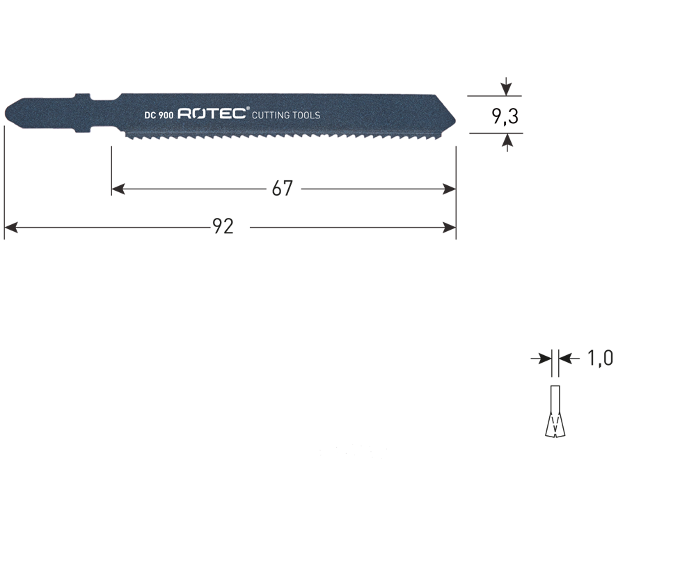 Rotec Decoupeerzaagblad | DC900 - 520.0900